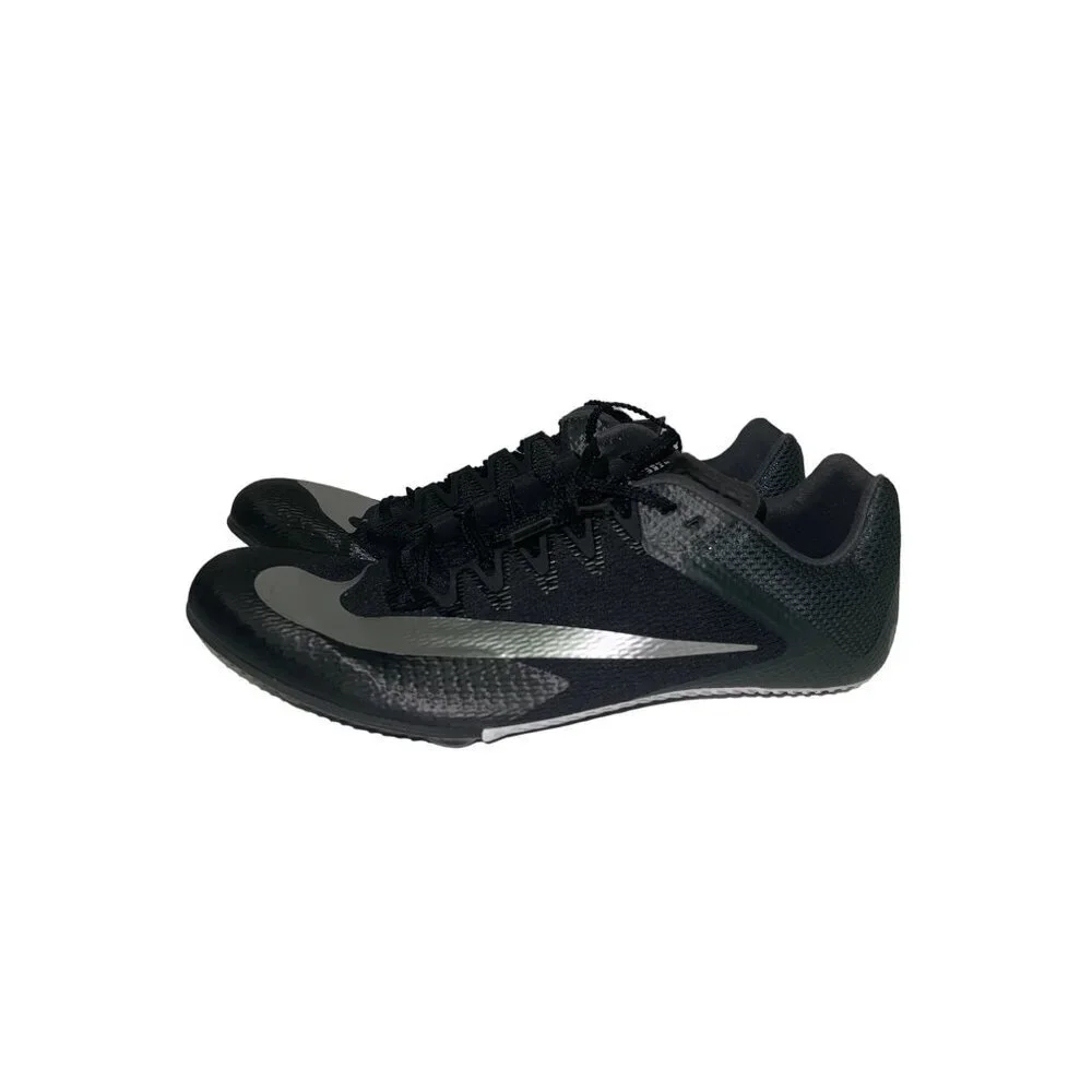 NEW! Nike Men's Zoom Rival Sprint Black Silver Track & Field Spikes Size 11.5 - Picture 3 of 7